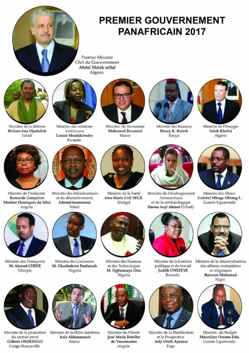 Gouvernement Pierre Ismaël Bidoung Mpkatt et Narcisse Kombi Mouelle parmi